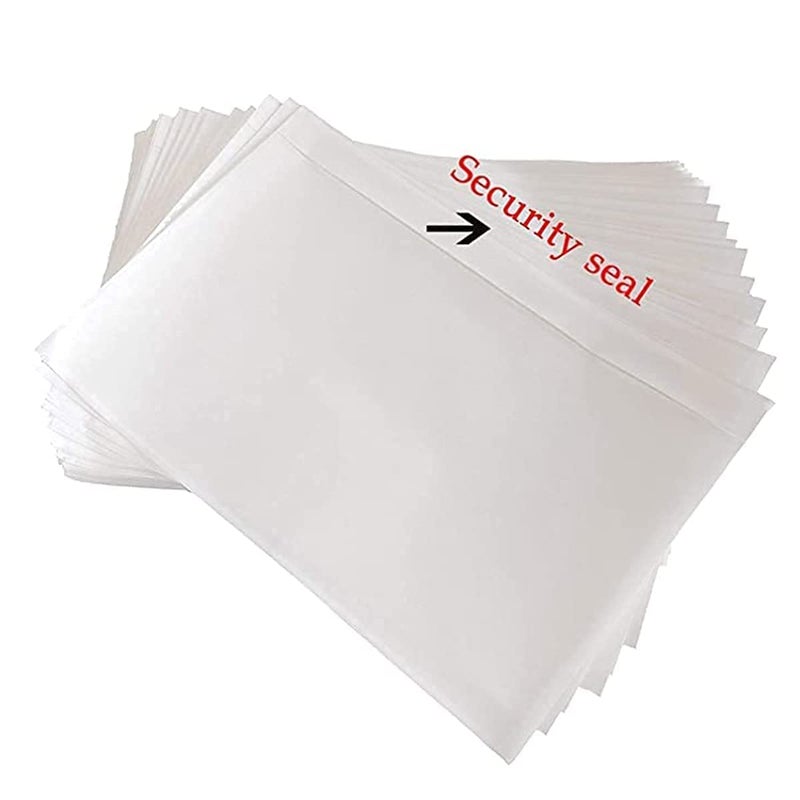 LabelMore أكياس مظاريف التعبئة من LabelMore مقاس 6 بوصات × 9 بوصات، وأغلفة ملصقات الشحن البلاستيكية الشفافة وقائمة التعبئة (50 قطعة) (6 بوصة × 9 بوصة، 50 قطعة) - Image 4